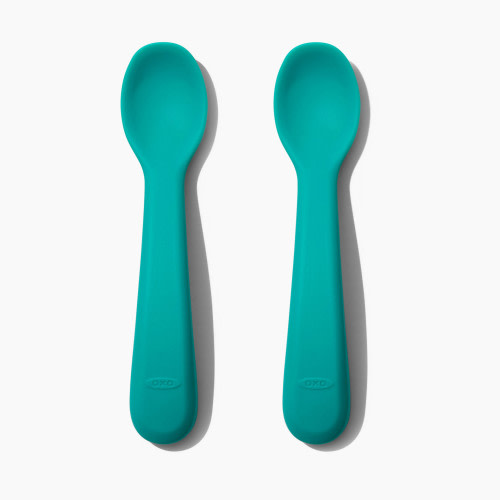 OXO Tot Silicone Spoon Set (Pack of 2) - Teal