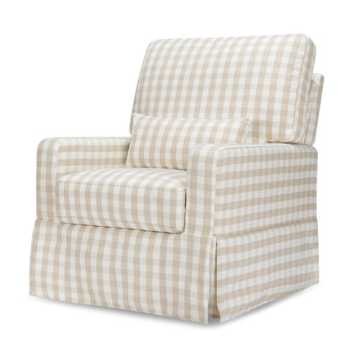 Crawford Upholstered Swivel Glider
