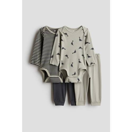 4-PIECE COTTON JERSEY SET