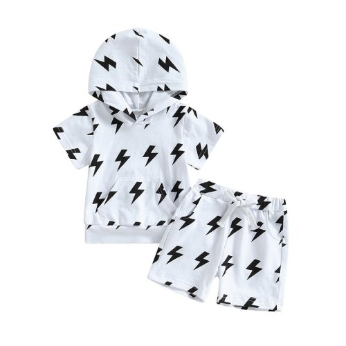 Lightning Hooded T-Shirt Set
