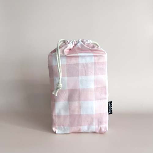 Co-Sleeper Bassinet / Change Pad Waterproof Sheet - Pink Gingham (PRE-ORDER)
