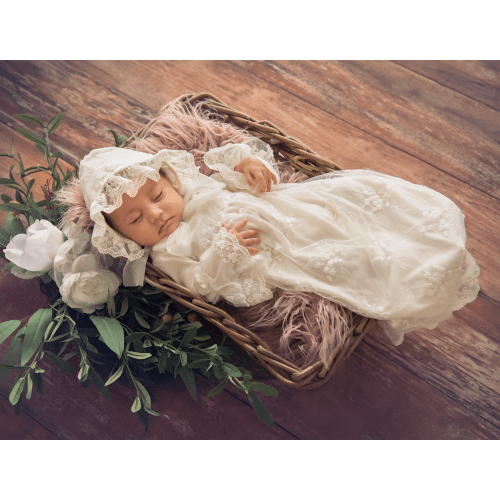 Haute Baby Anna Corinne Baby Gown