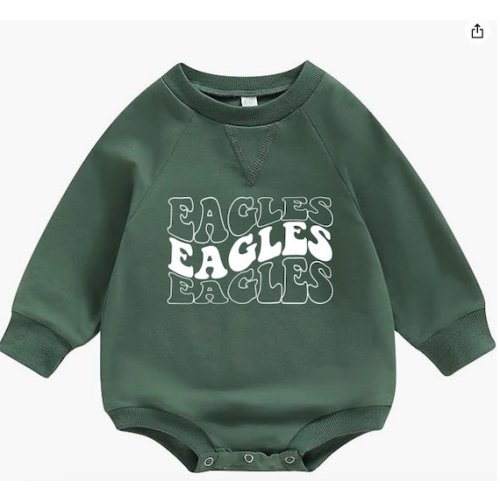 Eagles Bubble Onesie Philadelphia Eagles Baby Eagles Gear Eagles Onesie oversized Sweatshirt Onesie Gender Neutral - Etsy