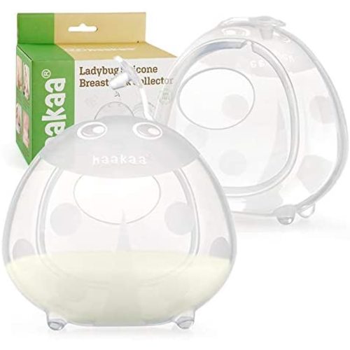 Haakaa Breast Shell Breast Milk Collector Wearable Nursing Cup for Breastfeeding Made of Soft Silicone 5oz/150ml, 2pcs - 2-pcs