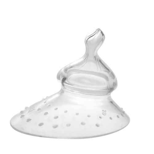 Haakaa Silicone Breastfeeding Nipple Shield with Orthodontic Nipple, 1 PK