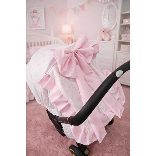 Pink Bows Doona Baby stroller Car seat Cover
