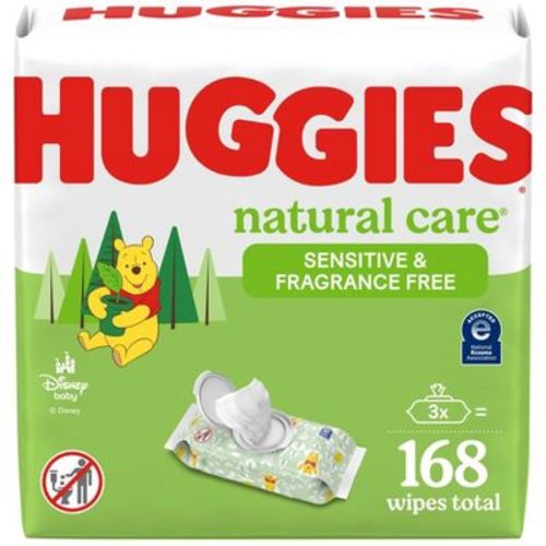 Huggies Natural Care Sensitive Unscented Baby Wipes - 168ct
