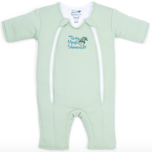 Sage Green Baby Merlin’s Magic Sleepsuit – 100% Cotton Sleep Solution
