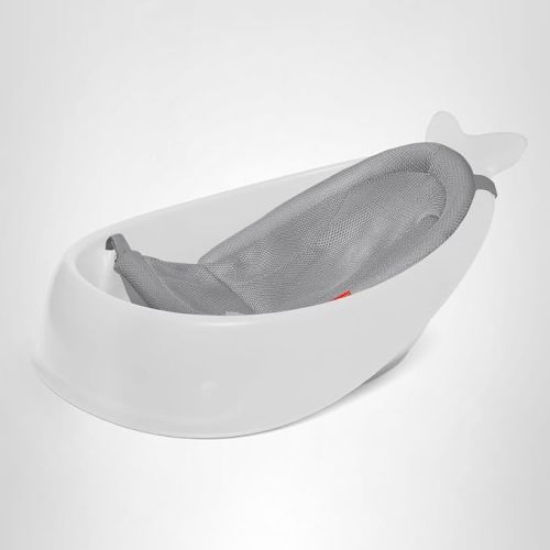 Skip Hop Infant Bath Tub 3-Stage Grow With Baby Smart Sling MOBY Bathtub White Age 0+