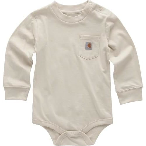 Carhartt Kid's CA5002 Long-Sleeve Pocket Bodysuit