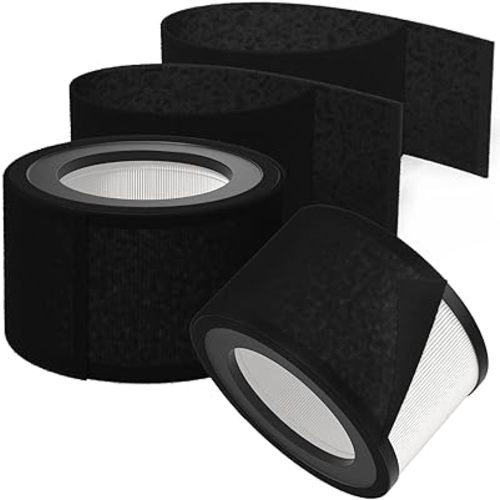 2 Pack H13 True HEPA Replacement Filter Compatible with Crane EE-5068 Air Purifier, Part Number HS-1946