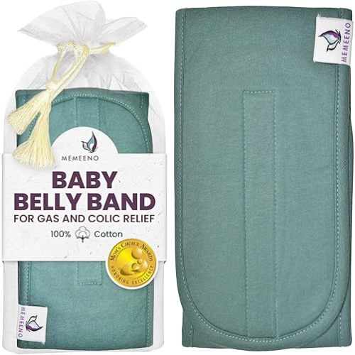 Baby Belly Band for Gas and Colic Baby Relief - Belly Band for Baby Heating Pad for Colic, Baby Gas Relief, Gas Relief for Infants, Baby Heated Tummy Wrap, Colic Relief for Newborns, Forest