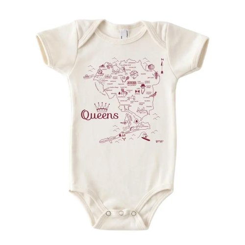 Queens Map Onesie