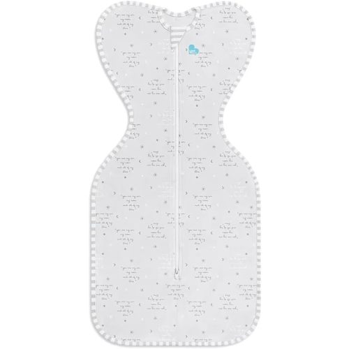 Love to Dream Swaddle, Baby Sleep Sack, Swaddle Up Self-Soothing Swaddles for Newborns, Get Longer Sleep, Snug Fit Helps Calm Startle Reflex, Lite 0.2 Tog Sleep Sack, 13-19 lbs, Gray