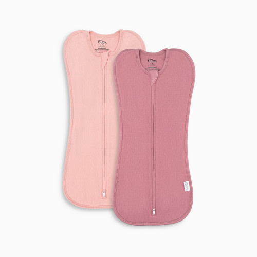 Zipper Swaddle Blanket (2 Pack) - Blush, Mauve
