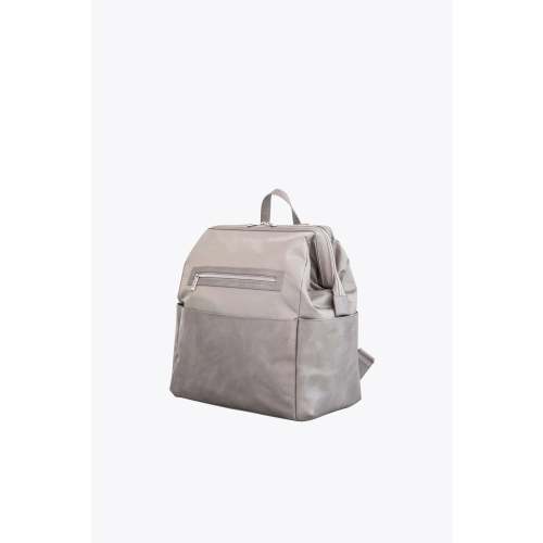 BÉIS 'The Backpack Diaper Bag' in Grey - Chic Diaper Backpack