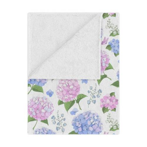 Hydrangea Minky Blanket, Hydrangea Blanket, Baby Shower Blanket, Nursery Blanket, Flower Blanket, Floral Blanket, Cottagecore Blanket - Etsy