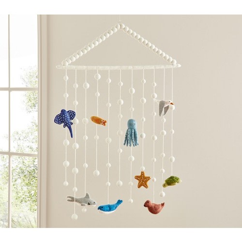 Felt Sea Life Mobile | Pottery Barn Kids