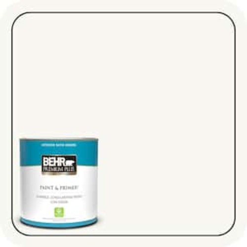 1 qt. #PPU18-06 Ultra Pure White Satin Enamel Low Odor Interior Paint & Primer