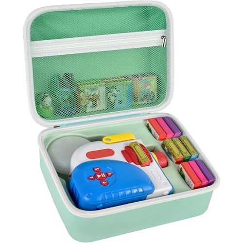 Case Compatible with Little Tikes for Story Dream Machine Books Starter Set, Toys Protective Container for Little Tikes for Storytime Audio Play Real for Littles Character Collection (Box Only), Green