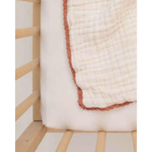 Soft, Heirloom Lovie Blanket | Organic Cotton | Color Root