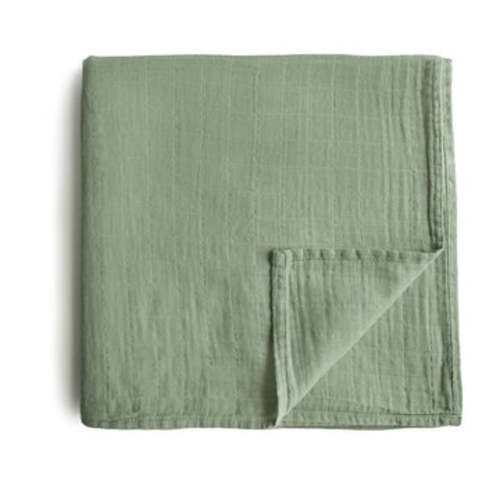 Organic Cotton Mushie Baby Muslin Swaddle Blanket