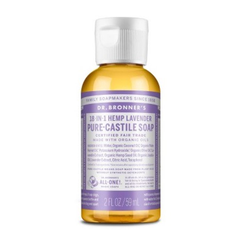 Dr. Bronner's Lavender Liquid Hand Soap - 2 fl oz