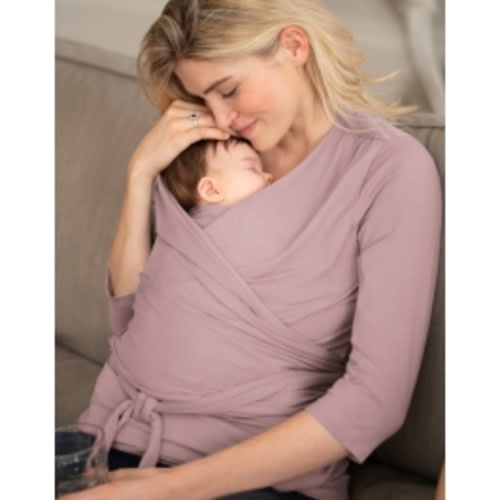 Winifrid | Mauve Cotton ¾ Sleeve Skin to Skin Top