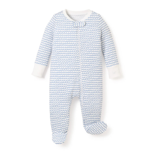 Organic Cotton - Baby's Pima Romper in La Mer
