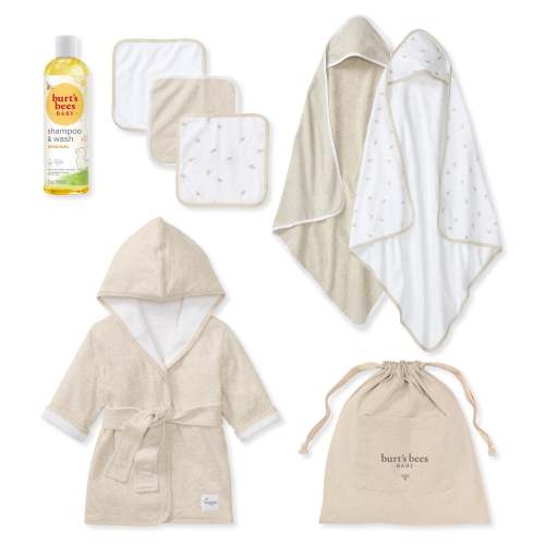 Golden Bee Bath Time Baby Gift Set
Oatmeal color