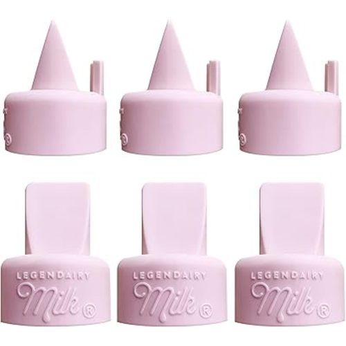 Legendairy Milk Duckbill Valves with Pull Tab - Compatible with Spectra - Pack of 6