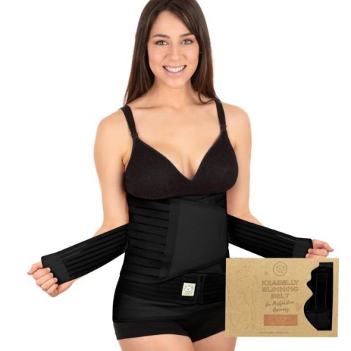 3 in 1 Postpartum Belly Support Recovery Wrap - Belly Band Belt for Postnatal, Maternity (One Size (Pack of 1))