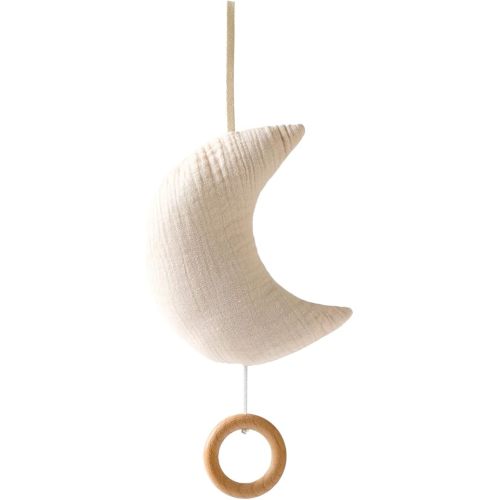 Baby Travel Toy with Music Box - Brahm's Lullaby Pull Musical Toy, Baby Mobile Crib Bed Bell Toy for Carriers and Cribs