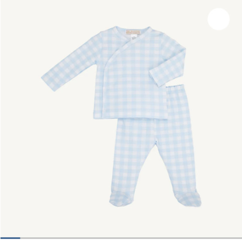 Cameron Cross-Front Set - Buckhead Blue Gingham