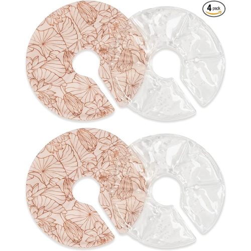 Kindred Bravely Soothing Breast Gel Pads | Hot or Cold Gel Packs for Breastfeeding & Pumping (2 Pack)