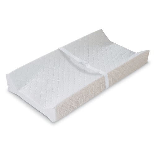 Summer by Ingenuity Contoured Changing Pad – Includes Waterproof Changing Liner and Safety Fastening Strap with Quick-Release Buckle - Contoured Pad - 1 Count (Pack of 1)