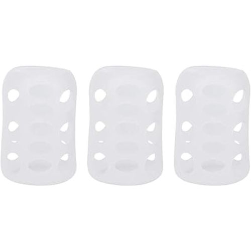 Garosa 3Pcs Silicone Sleeve Glass Milk Bottle Sleeve Silicone Wide Caliber Silicone Thermal Insulation Milk Bottle Cover Baby Supplies