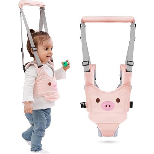 Watolt Baby Walking Harness - Handheld Kids Walker Helper - Toddler Infant Walker Harness Assistant Belt - Child Baby Walk Learning Help Support Assist Trainer Tool - for 7-24 Month Old