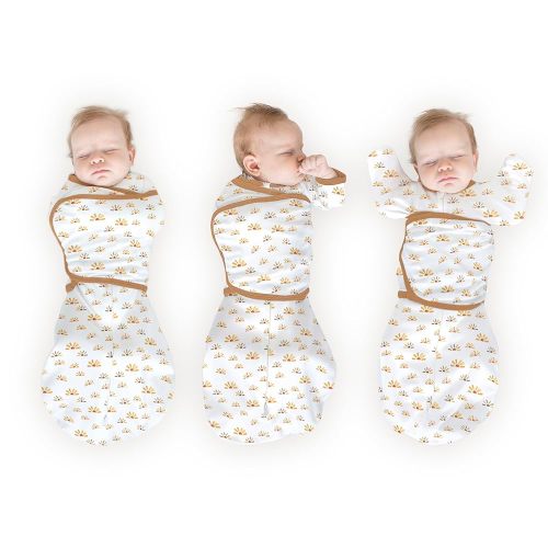 Amazon.com: SwaddleDesigns 6-Way Omni Swaddle Sack Arms Up Swaddle for Newborn, More Options to Calm Moro Reflex, Improves Sleep, Easy Transition Baby Sleep Sack, Small, 0-3 Mo, 6-12 lbs, Watercolor Sunny Days : Baby