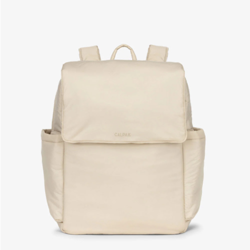 Diaper Backpack with Laptop Sleeve - OATMEAL