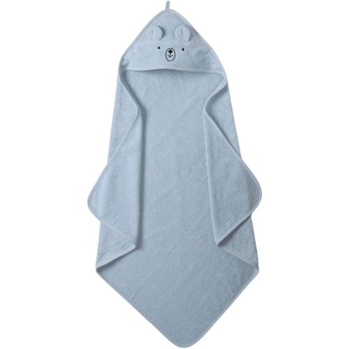 Baby Hooded Towel – Organic Cotton Baby Bath Towels – Baby Towels, Baby Bath Towels for Baby Boy, 32" x 32" Super-Soft and Absorbent Baby Towels for Newborn(Bear - Baby Blue)