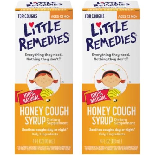 Little Remedies Honey Cough Syrup 4 oz. (Pack of 2)