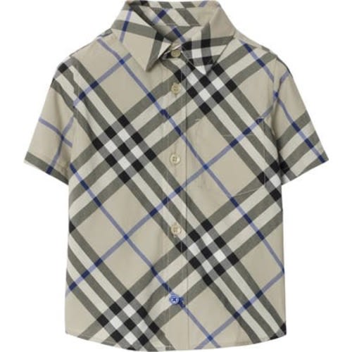 Check Cotton Shirt, 2T