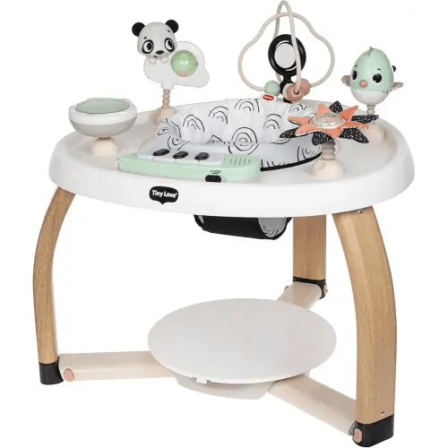 Tiny Love 5-in-1 Here I Grow Stationary Activity Center – Black & White Décor Collection, Black & White