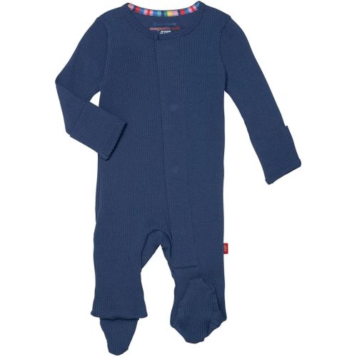 Magnetic Me Footie Pajamas Soft Modal Baby Sleepwear with Quick Magnetic Fastener | Boys and Girls Sleeper Preemie-24 Months