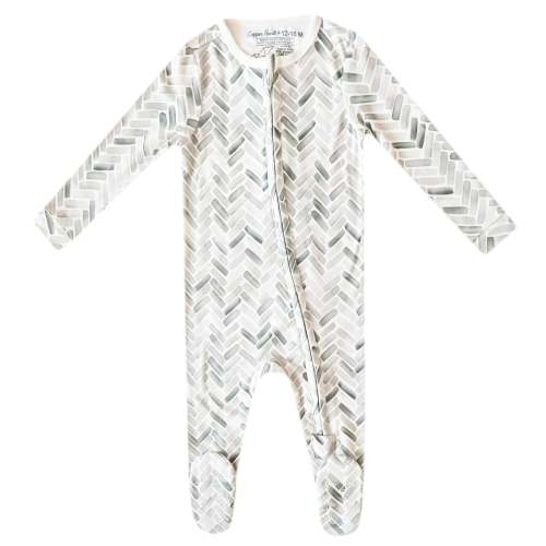 Zip-Up Footie Pajama - Alta (3-6 mo)