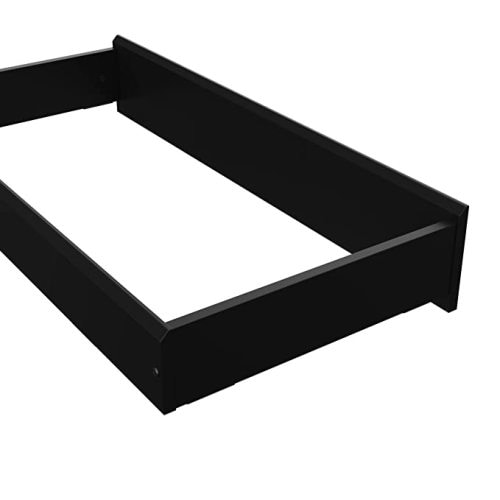 Storkcraft Nest Changing Table Topper (Black) - GREENGUARD Gold Certified, Designed to Fit Storkcraft Nest Changing Pad, Designed to Fit Storkcraft Alpine, Brookside, Crescent 6 Drawer Dressers