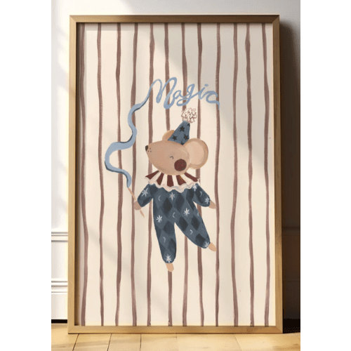 Magic Jester Mouse-Art Print