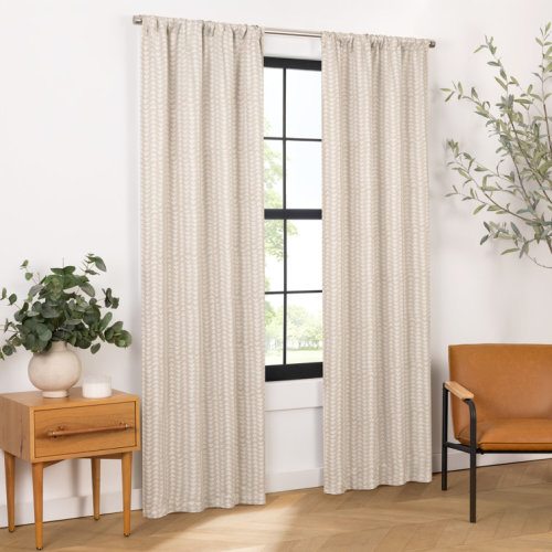 Naya Polyester Blackout Curtain Panel
