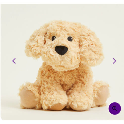 Unscented Golden Dog Warmies | Microwavable Unscented Golden Dog Warmies Stuffed Animal | Warmies USA